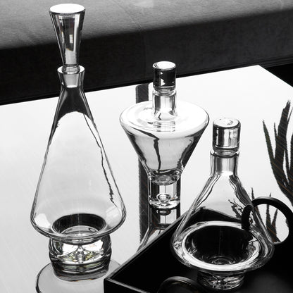 Fat Bottom Decanter by Global Views. Made from glass in a modern style.