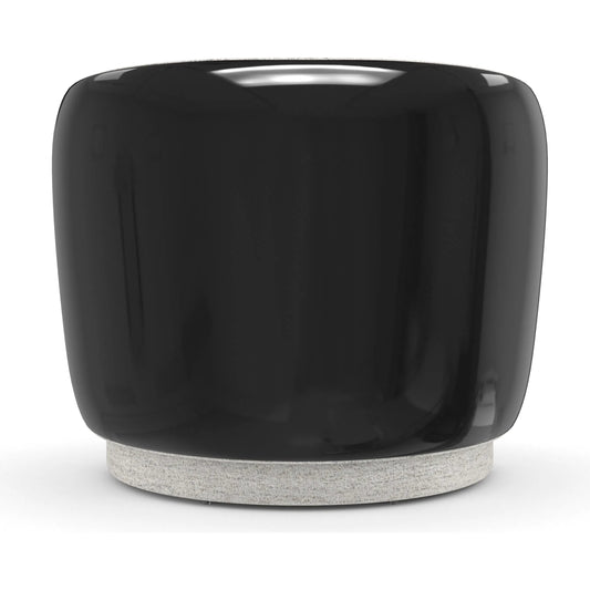 Cuff Swivel Chair by Caracole in ivory and piano black. Made from unique in a unique style.