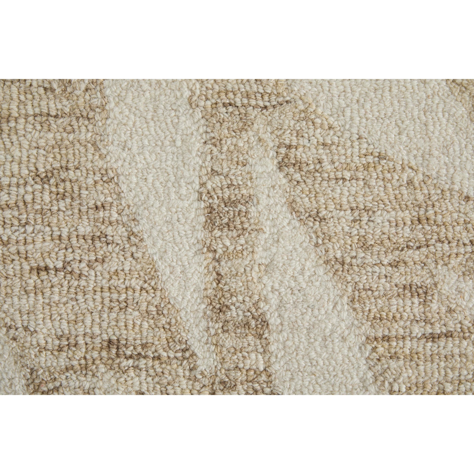 Wallace WAL8A37F Rug by Feizy in tan, ivory. Made from wool in a unique style.