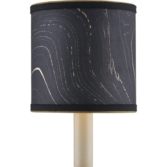 Marble Paper Drum Chandelier Shade by Currey and Company. Made from paper in a modern style.