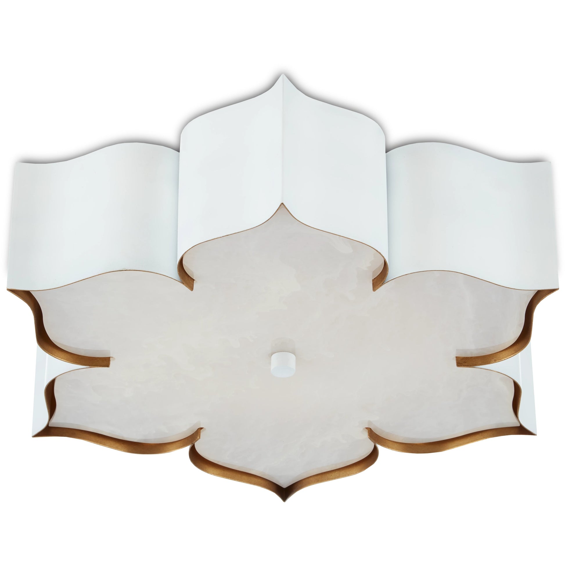 Grand Lotus Flush Mount by Currey and Company. Made from unique in a modern style.