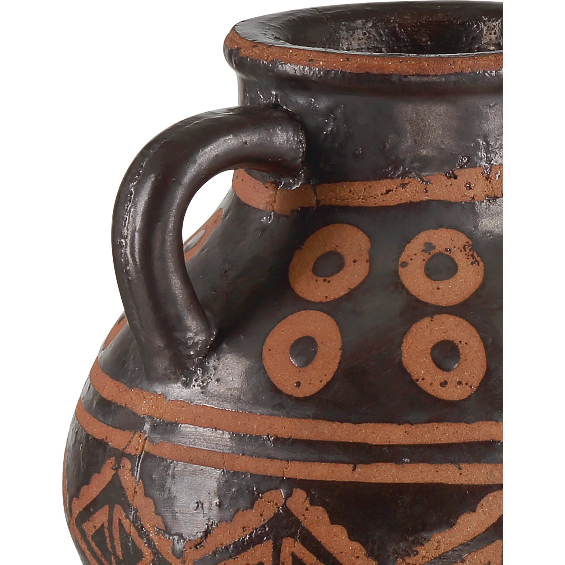 Nought Vase Set by Currey and Company in black, brown. Made from terracotta in a eclectic & global style.