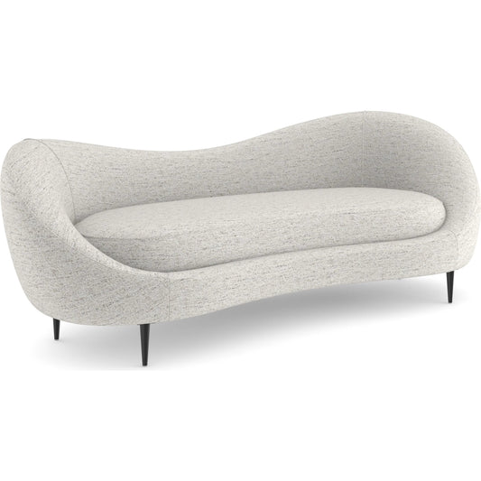 94 Formosa Sofa by Caracole in piano black. Made from unique in a unique style.