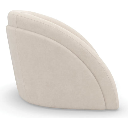 Movement Chair by Caracole in cream. Made from unique in a transitional style.