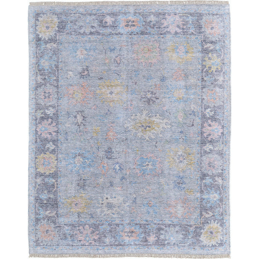 Caldwell Rug - 8798979F by Feizy in blue, yellow, orange. Made from wool, viscose in a unique style.