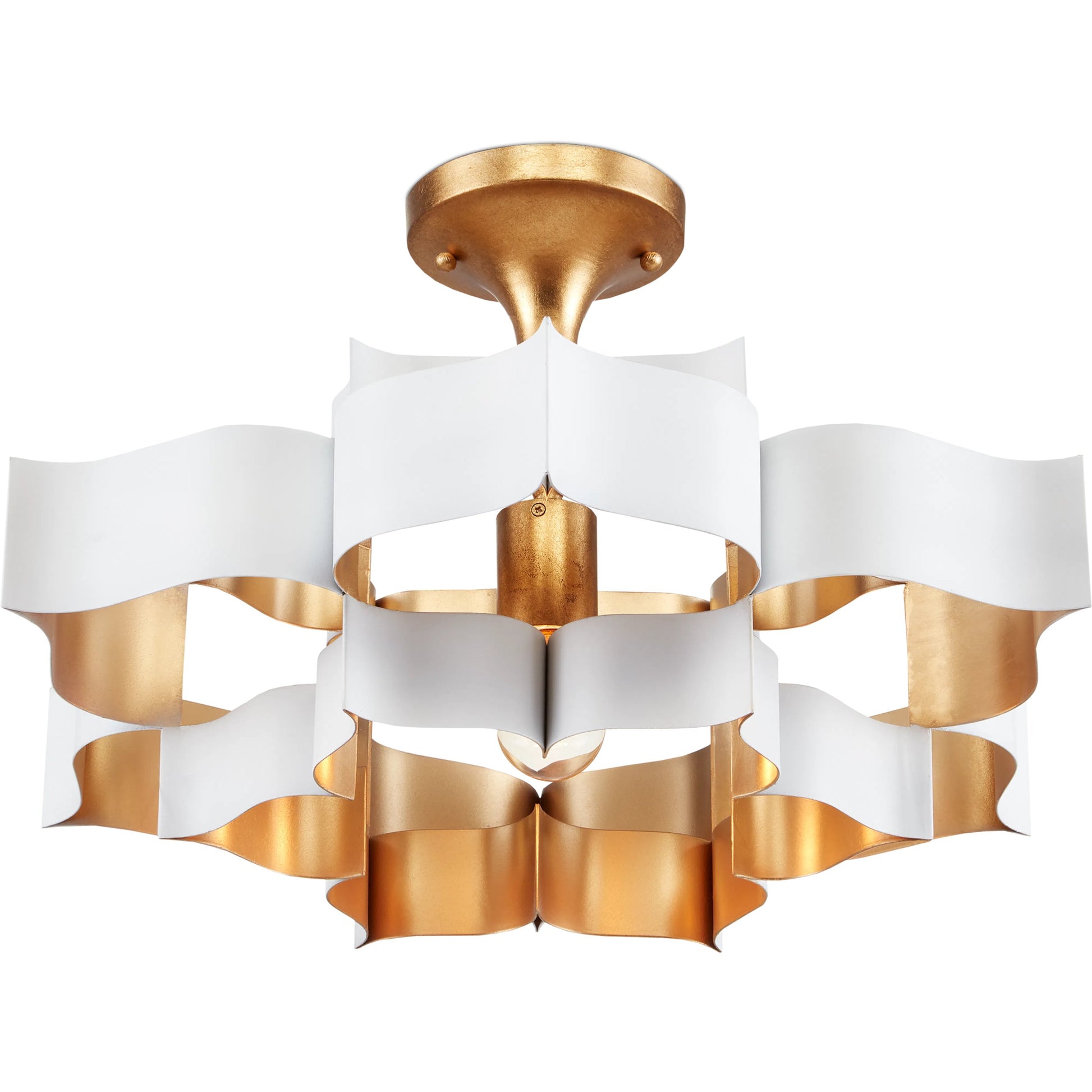 Grand Lotus Chandelier by Currey and Company. Made from unique in a modern style.