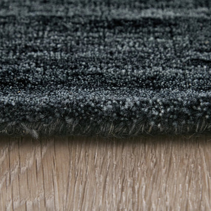 Luna Solid Rug - 8049F by Feizy. Made from wool in a unique style.