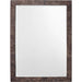 Chandler Rectangle Mirror by Jamie Young. Made from wood in a transitional style.