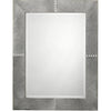 Gray Hide with White Stitching