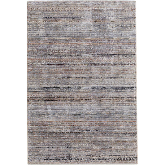 Caprio Transitional Rug - 3959F by Feizy in ivory, gray, black. Made from polyester, viscose in a unique style.