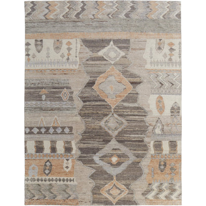 Kasbah Moroccan Rug - KAS69FZF by Feizy in ivory, gray, orange. Made from wool in a unique style.