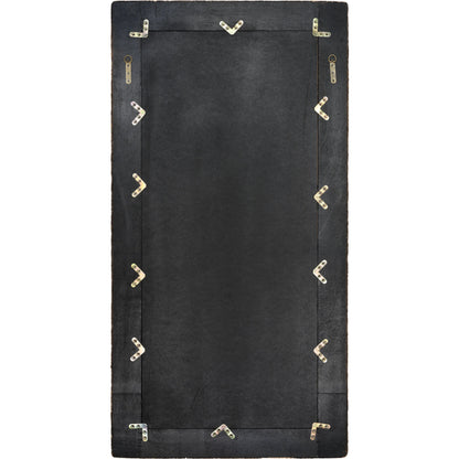 Evergreen Mirror by Jamie Young. Made from braided seagrass in a coastal style.