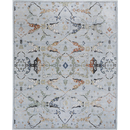Melrose Traditional & Botanical Rug - MEL39P4F by Feizy in blue, green, ivory. Made from polypropylene, polyester, viscose in a unique style.