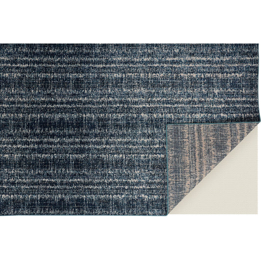 Remmy Transitional Solid Rug - 3425F by Feizy in blue, ivory. Made from polypropylene, polyester in a unique style.