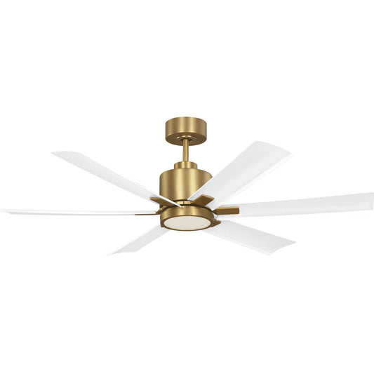 Flera Smart 52 LED Ceiling Fan by Generation Lighting. Made from steel in a modern style.
