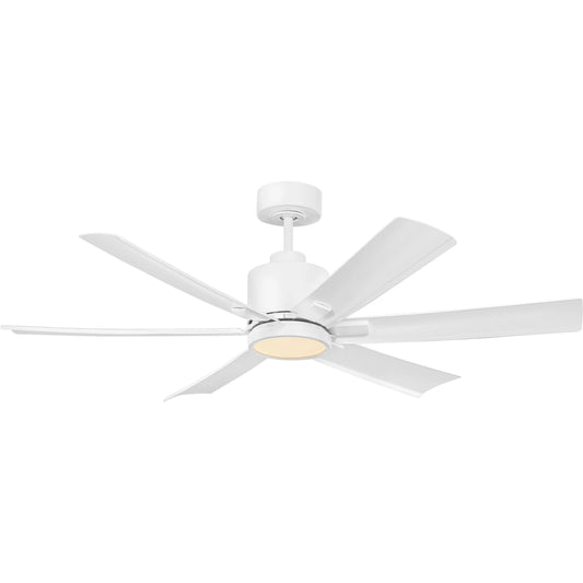 Flera Smart 52 LED Ceiling Fan by Generation Lighting. Made from steel in a modern style.