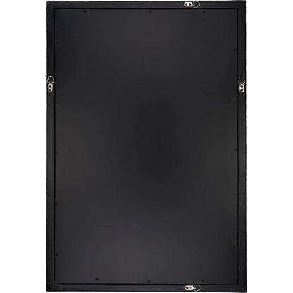 Marmont Rectangle Mirror by Jamie Young in grey. Made from mother of pearl, acrylic, glass mirror, mdf in a modern style.