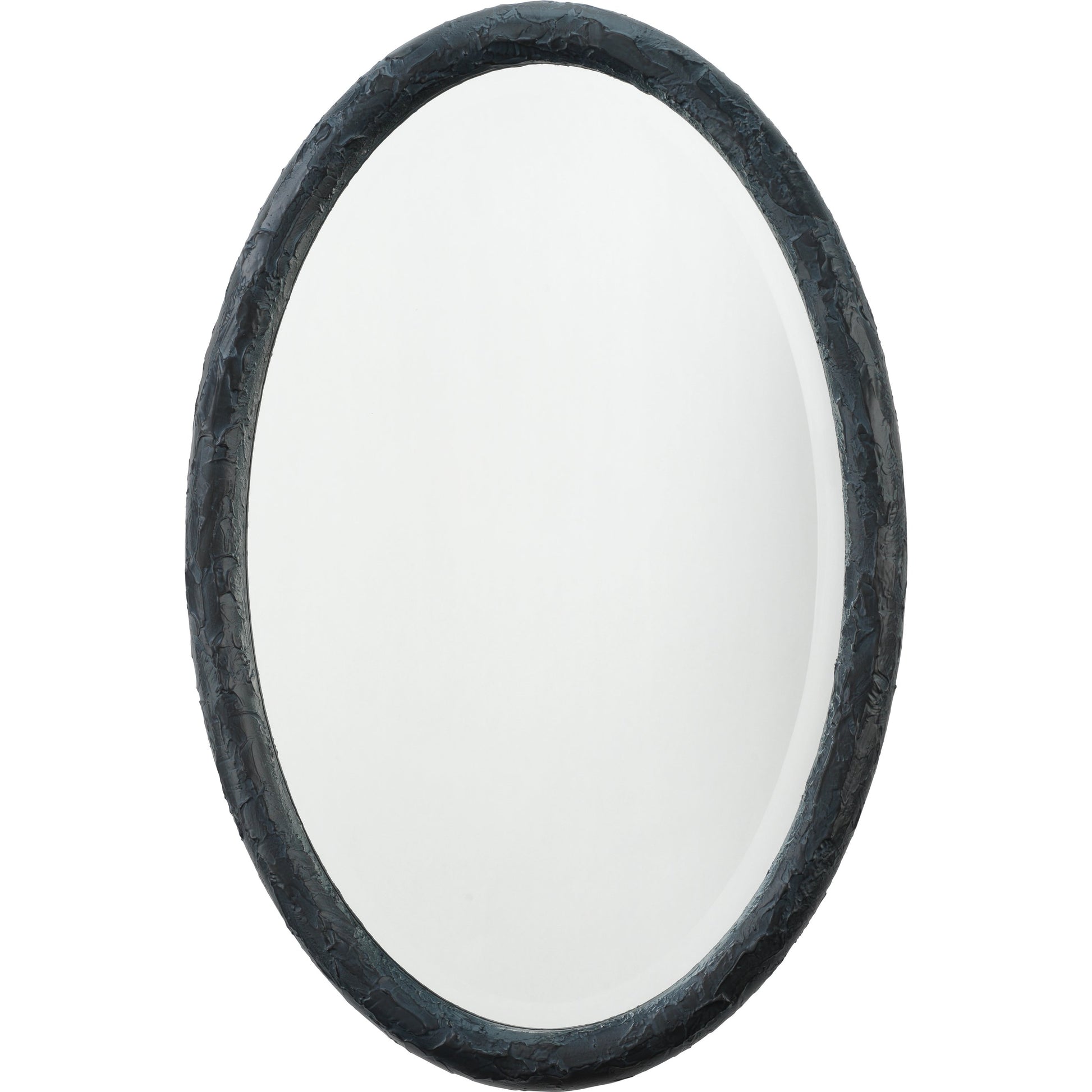 Ovation Mirror by Jamie Young in textured white. Made from resin in a traditional style.