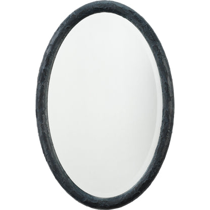 Ovation Mirror by Jamie Young in textured white. Made from resin in a traditional style.