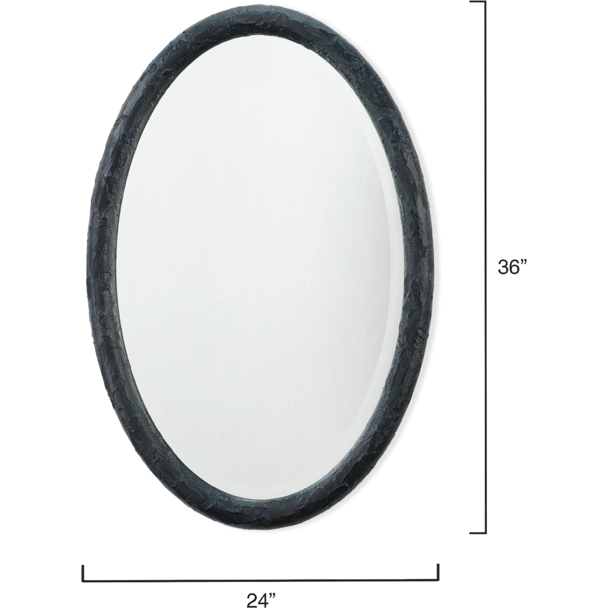 Ovation Mirror by Jamie Young in textured white. Made from resin in a traditional style.
