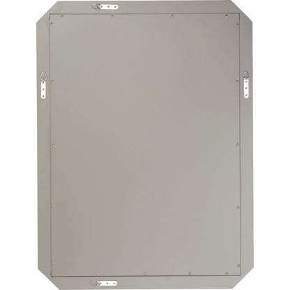 Ravine Mirror by Jamie Young in grey and sand grey. Made from wood in a unique style.