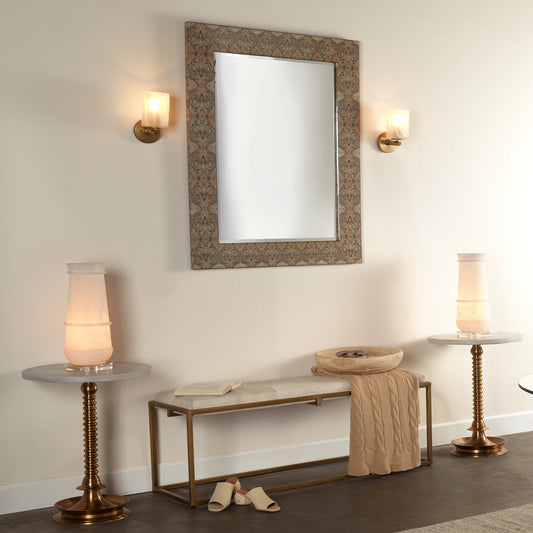 Rorschach Mirror by Jamie Young. Made from mdf in a transitional style.