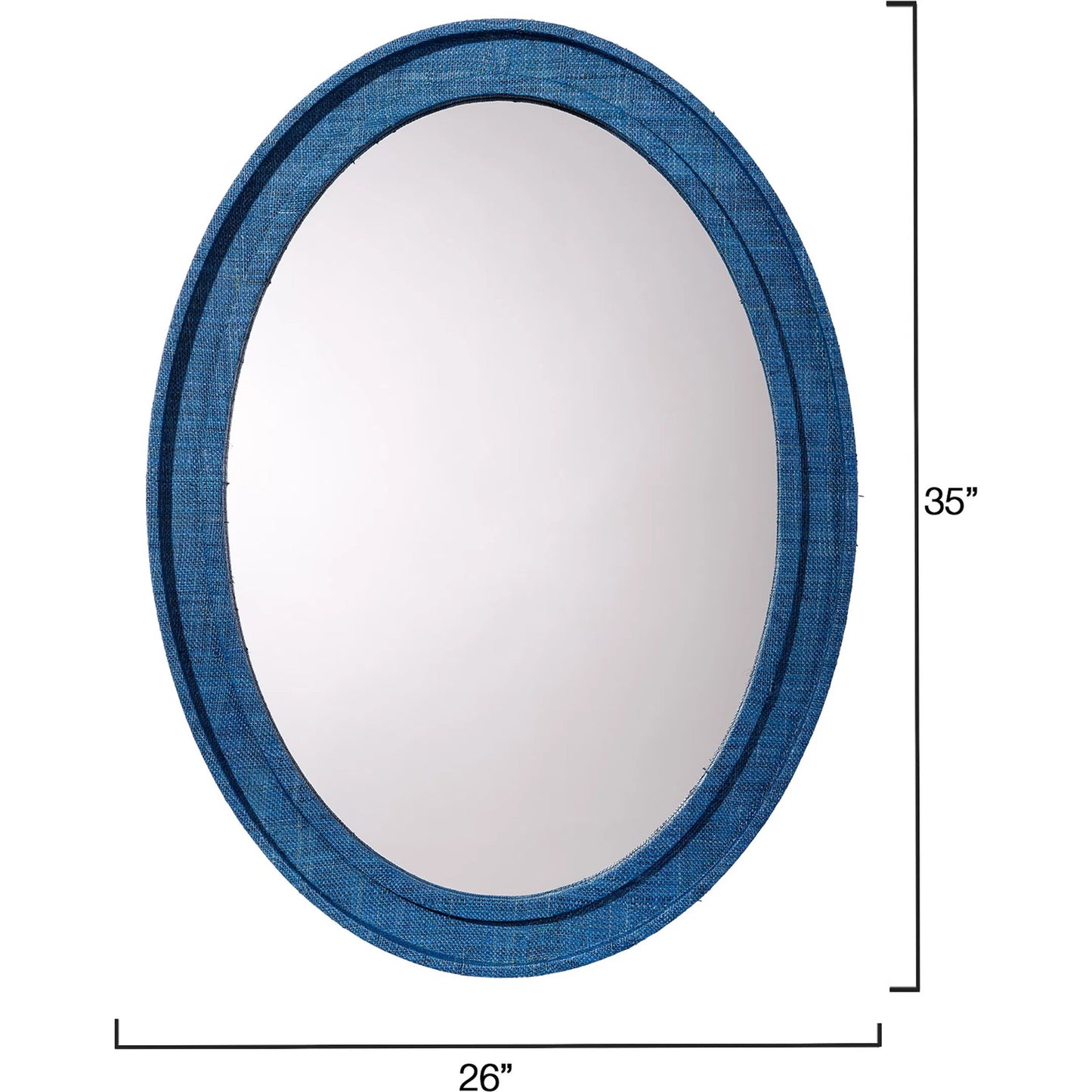 001 SI-2249120 | Additional Silo | Valley Mirror by Jamie Young. Made from raffia, glass mirror, mdf in a modern style.