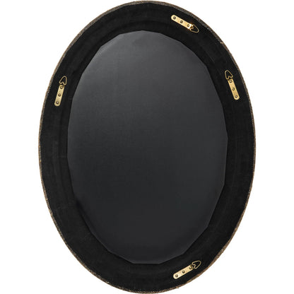 Valley Mirror by Jamie Young. Made from raffia, glass mirror, mdf in a modern style.