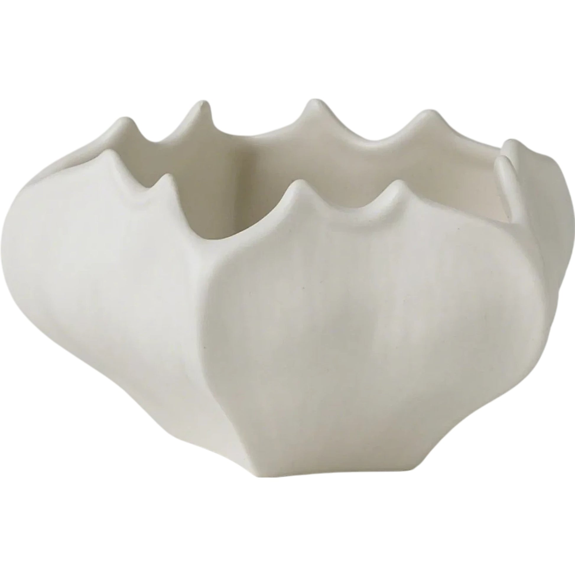 Star Fruit Bowl by Global Views. Made from ceramic in a coastal style.
