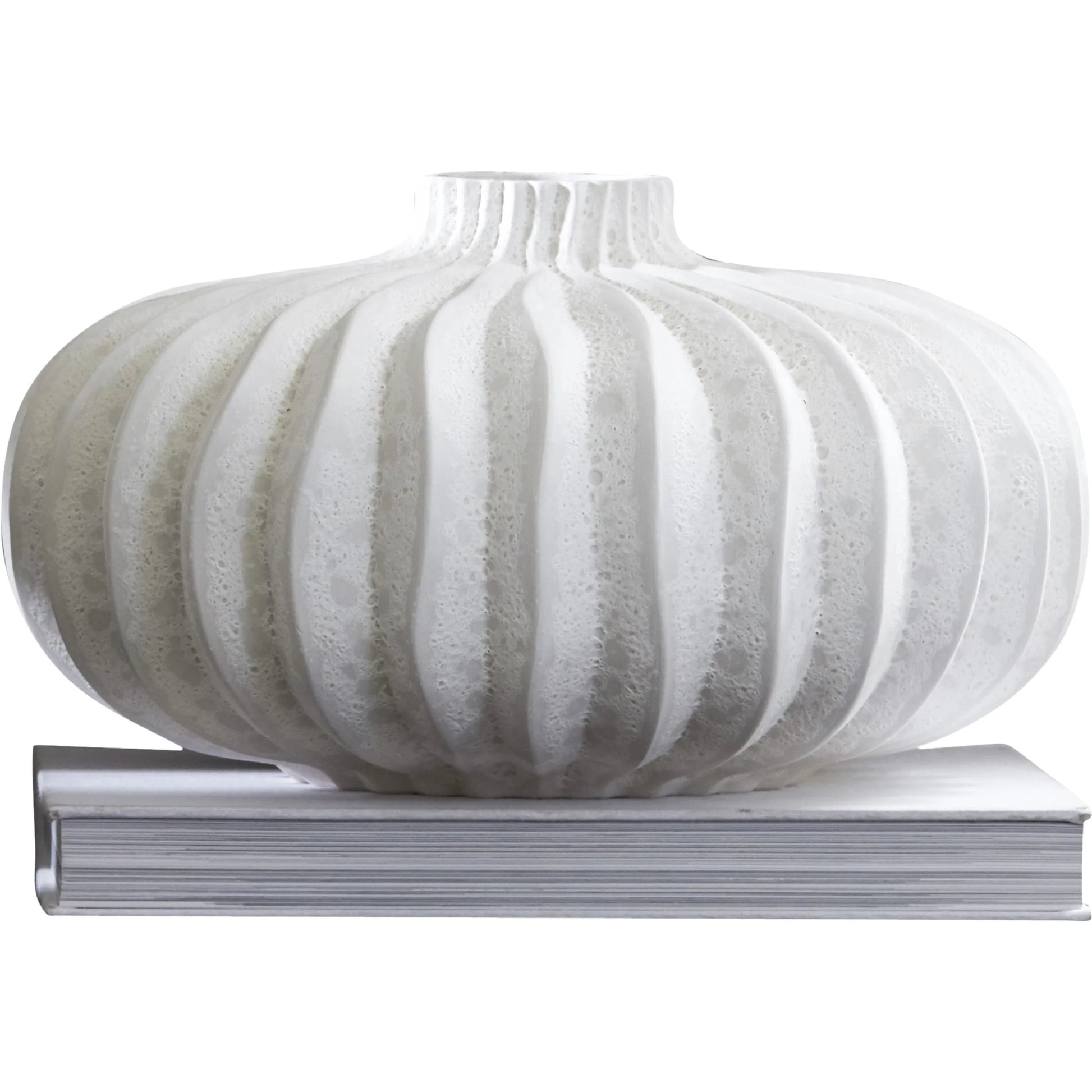 Lithos Vase by Global Views. Made from ceramic in a coastal style.