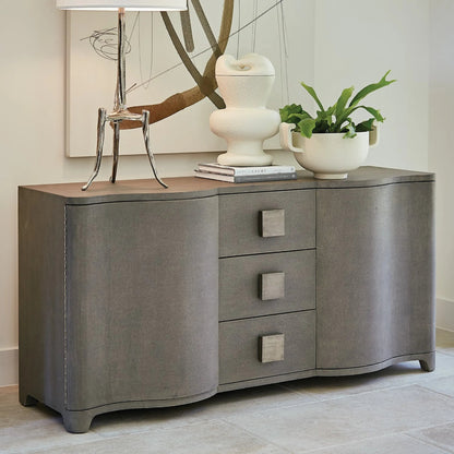Toile Linen Credenza by Global Views. Made from unique in a modern style.