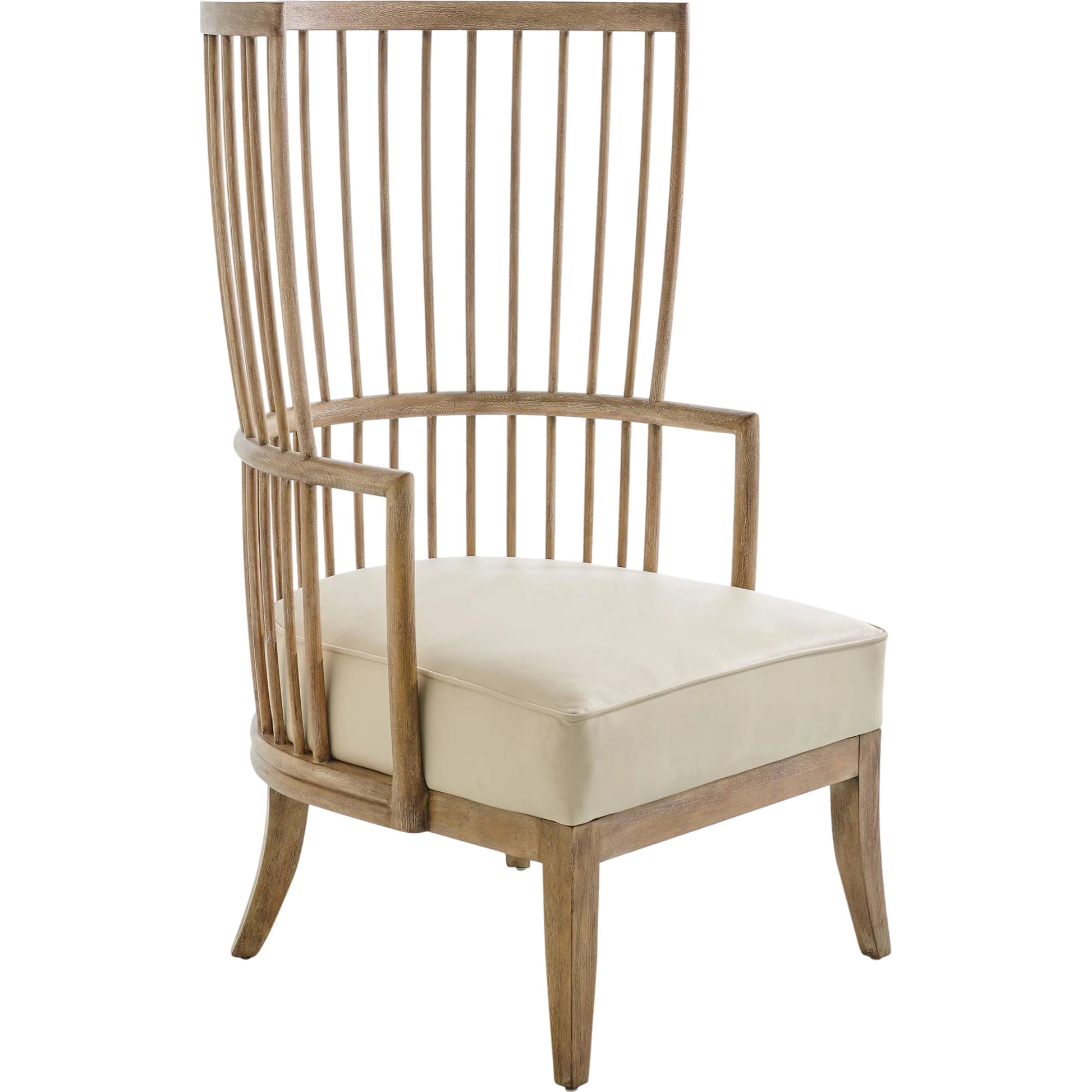 Spindle Wing Chair by Global Views. Made from unique in a coastal style.