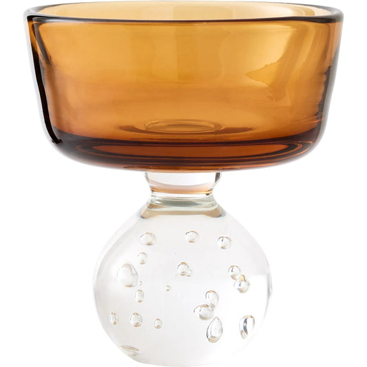 Bella Footed Bowl by Global Views. Made from glass in a eclectic & global style.