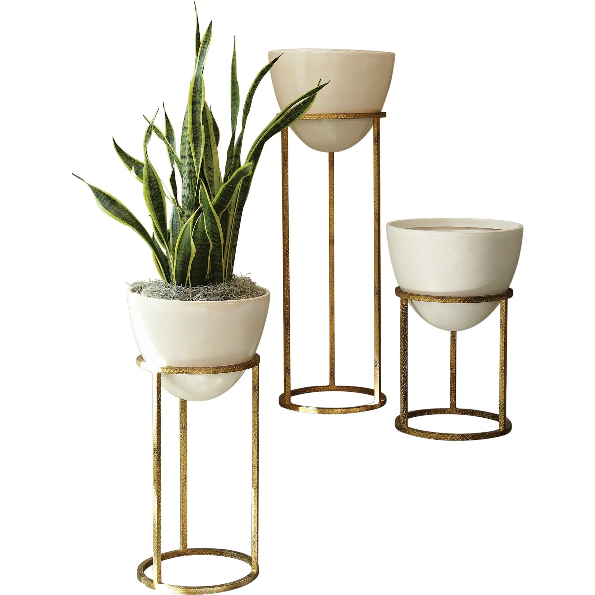 Wise Egg by Global Views in antique gold leaf. Made from unique in a modern style.