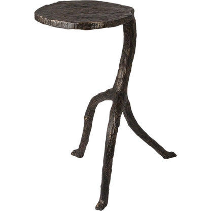 Wal Sticks Table by Global Views in antique bronze. Made from cast iron in a eclectic & global style.