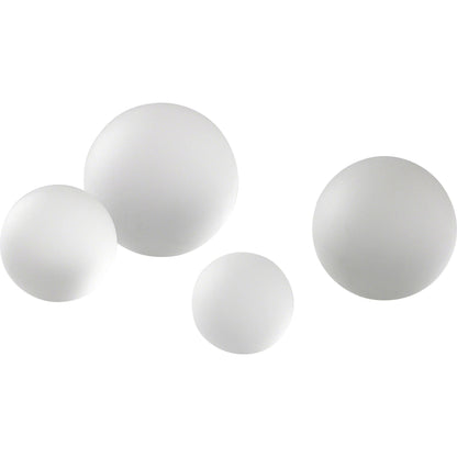 Frosted Crystal Sphere by Global Views. Made from crystal in a modern style.