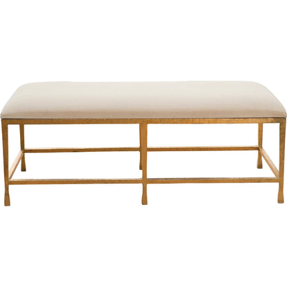 Quad Pod Bench by Global Views. Made from iron in a transitional style.