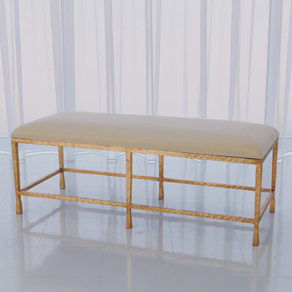 Quad Pod Bench by Global Views. Made from iron in a transitional style.