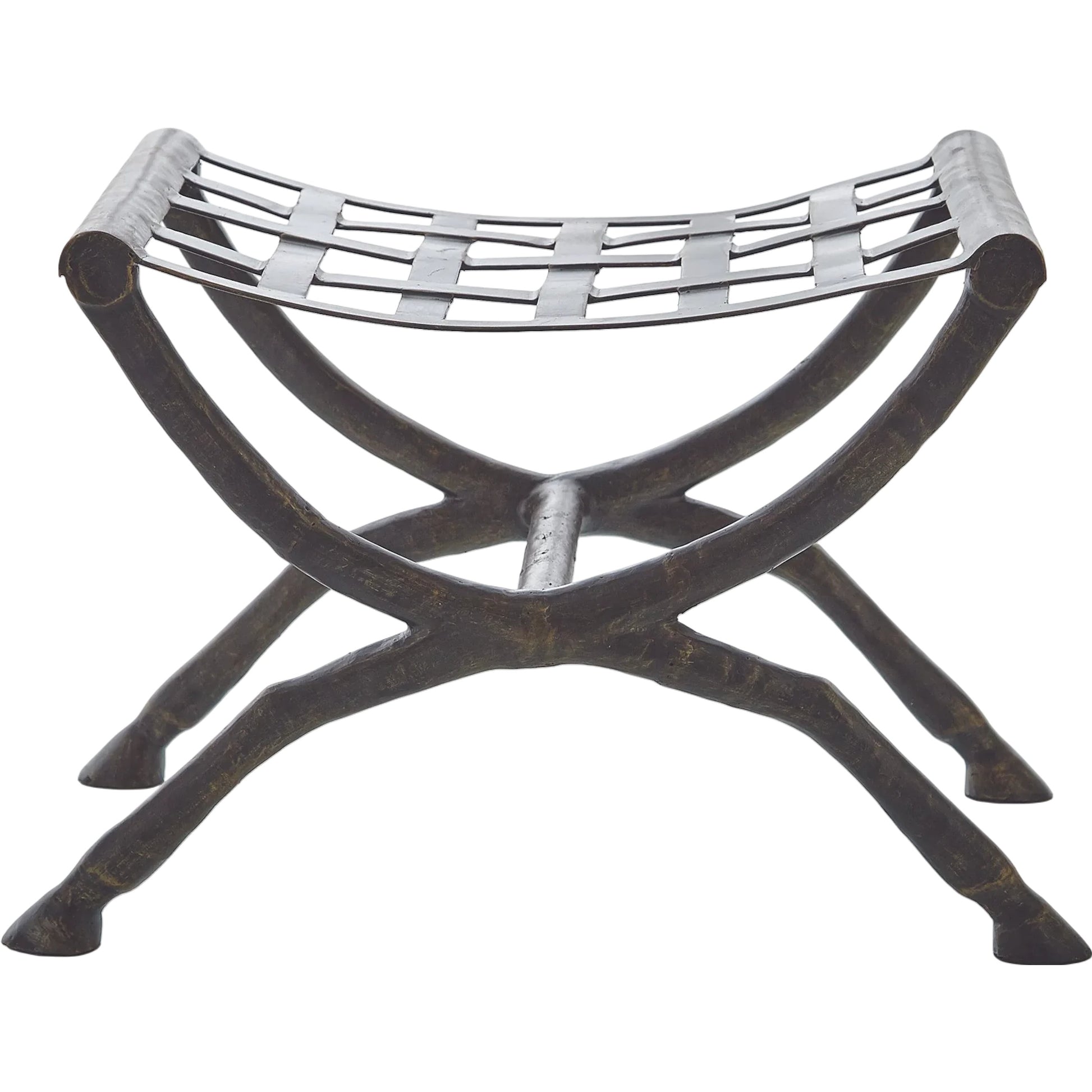 Giddy Up Bench by Global Views in bronze. Made from cast iron in a eclectic & global style.