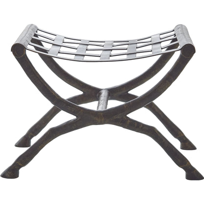Giddy Up Bench by Global Views in bronze. Made from cast iron in a eclectic & global style.