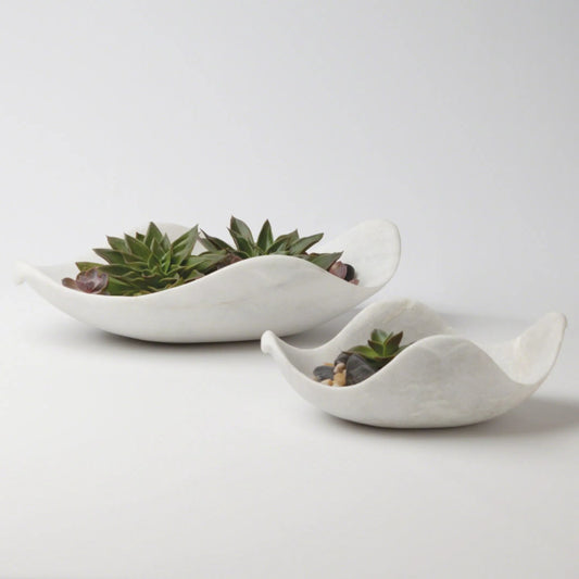 Marble Dove Bowl by Global Views in dove and marble. Made from unique in a unique style.