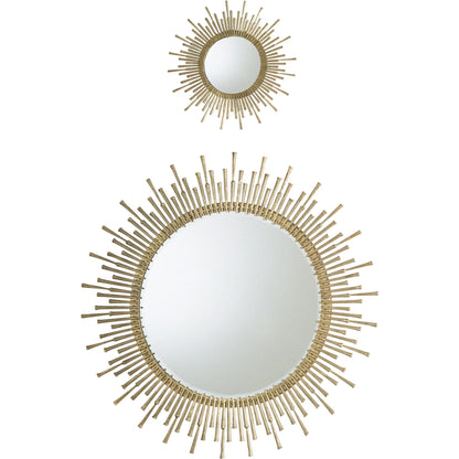 Spike Mirror by Global Views. Made from unique in a transitional style.