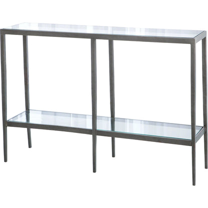 Laforge Console by Global Views. Made from iron, tempered glass in a transitional style.