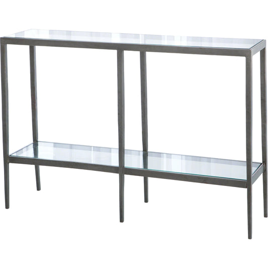 Laforge Console by Global Views. Made from iron, tempered glass in a transitional style.