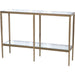 Laforge Console by Global Views. Made from iron, tempered glass in a transitional style.