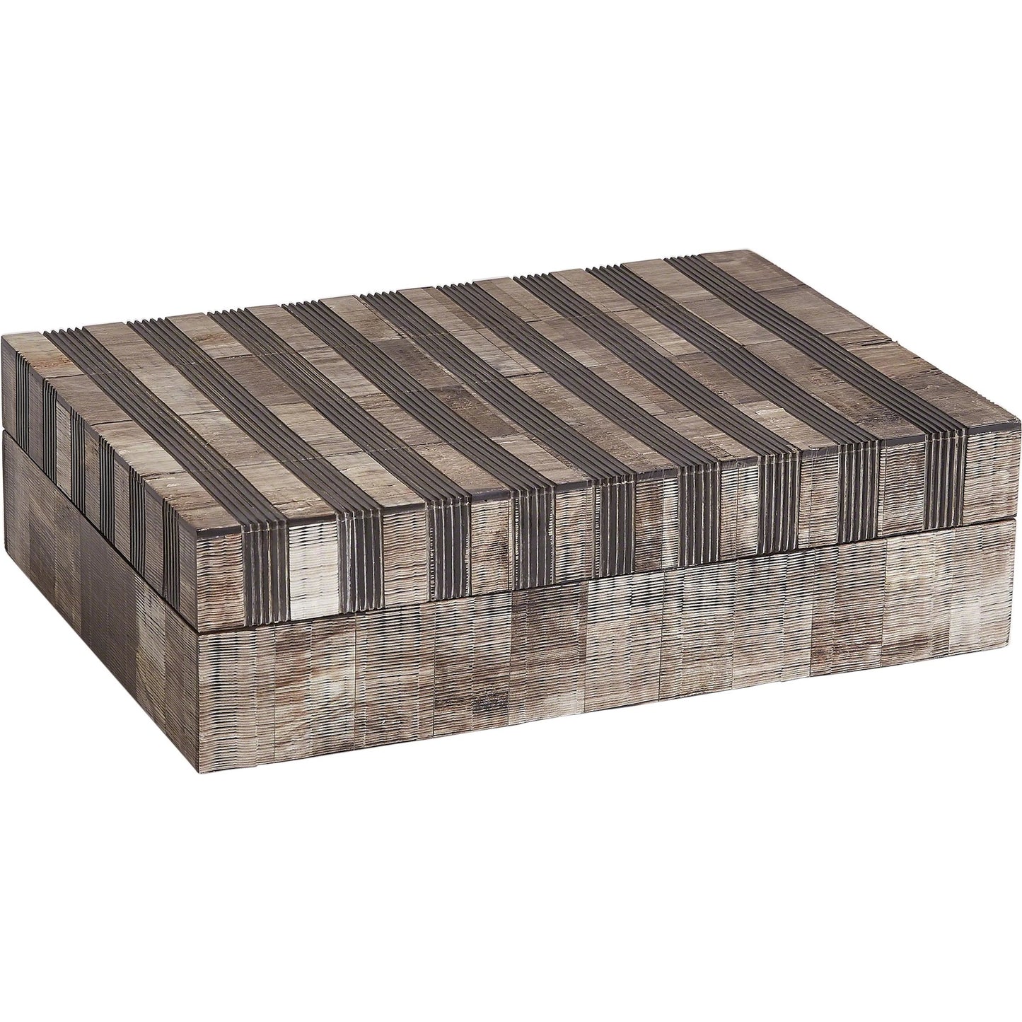 005 SR-893080 | Primary Silo | Sienna Box by Global Views. Made from buffalo horn in a eclectic & global style.