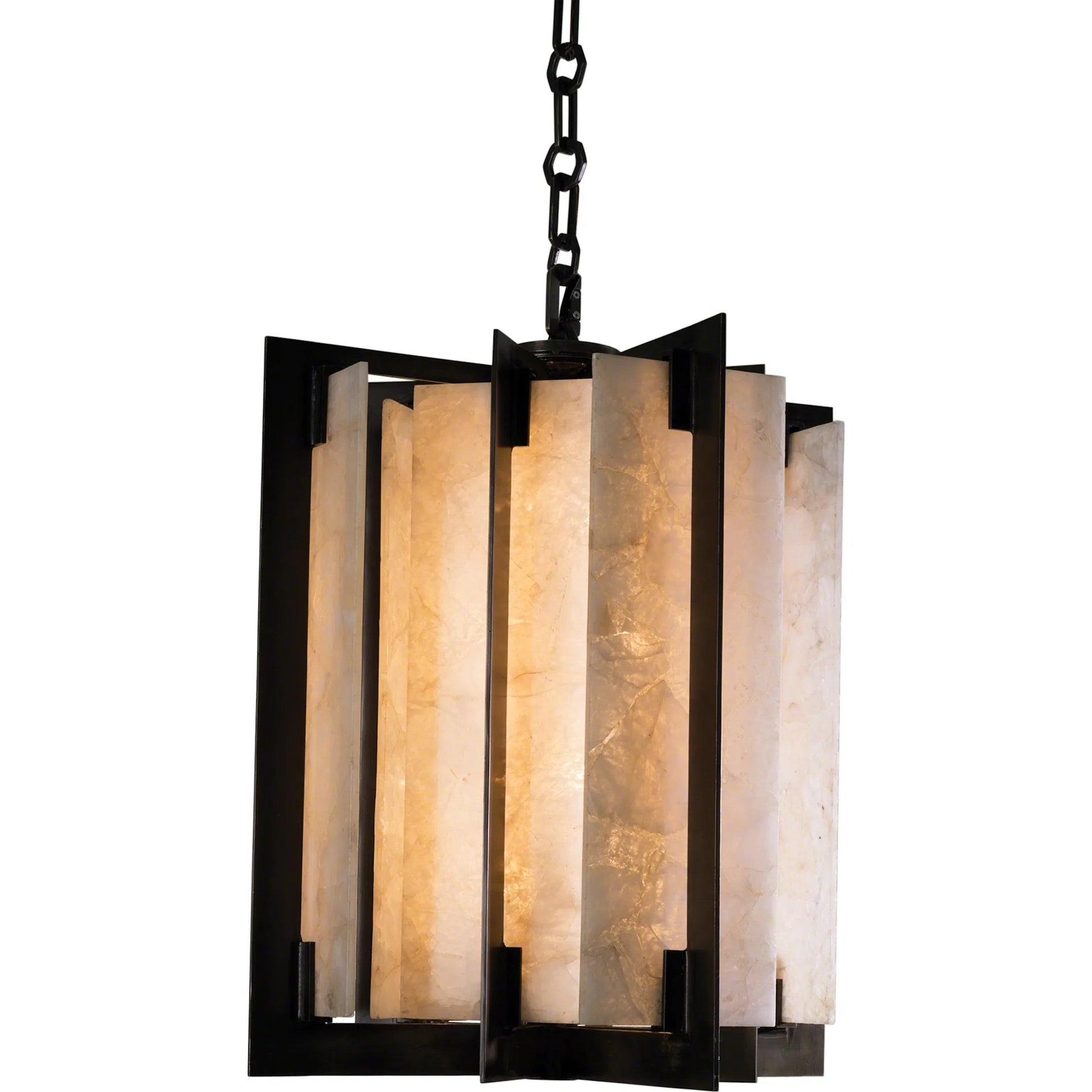 Quartz Pendant by Global Views in bronze. Made from brass, iron, mild steel, stone, quartz in a eclectic & global style.