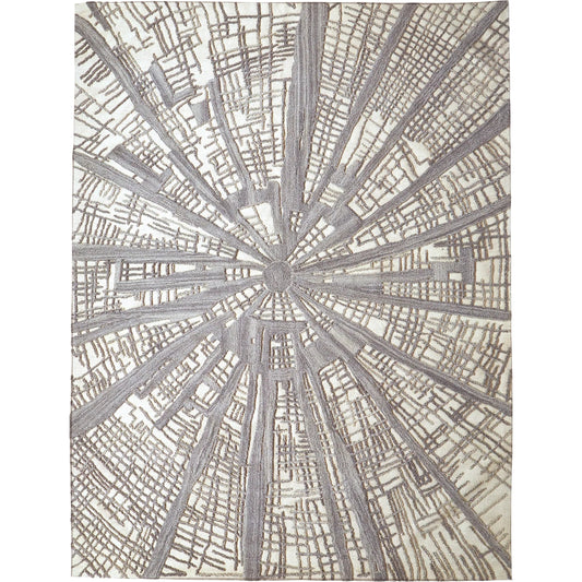 001 SI-2445850,SI-2445851,SI-2445852 | Primary Silo | Vortex Rug by Global Views. Made from 100% wool, 100% cotton backing in a unique style.