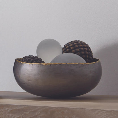 Laforge Bowl by Global Views. Made from iron in a eclectic & global style.