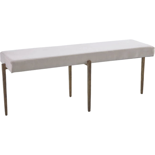Laforge Bench by Global Views. Made from iron in a modern style.